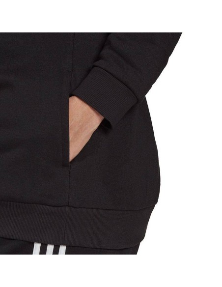 ADIDAS SUDADERA ESSENTIALS LOGO FLEECE TALLAS GRANDES NEGRO MUJER ADIDAS SUDADERA ESSENTIALS LOGO FLEECE TALLAS GRANDES NEGRO MUJER