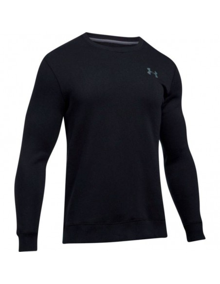 UNDER ARMOUR SUDADERA FLEECE RIVAL NEGRO HOMBRE