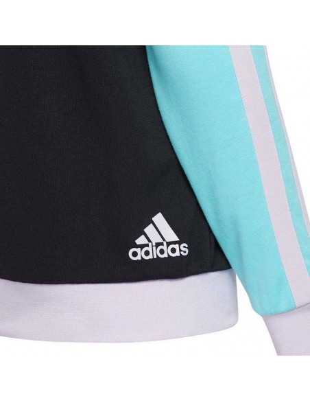 ADIDAS SUDADERA LIL STRIPE NEGRO JUNIOR