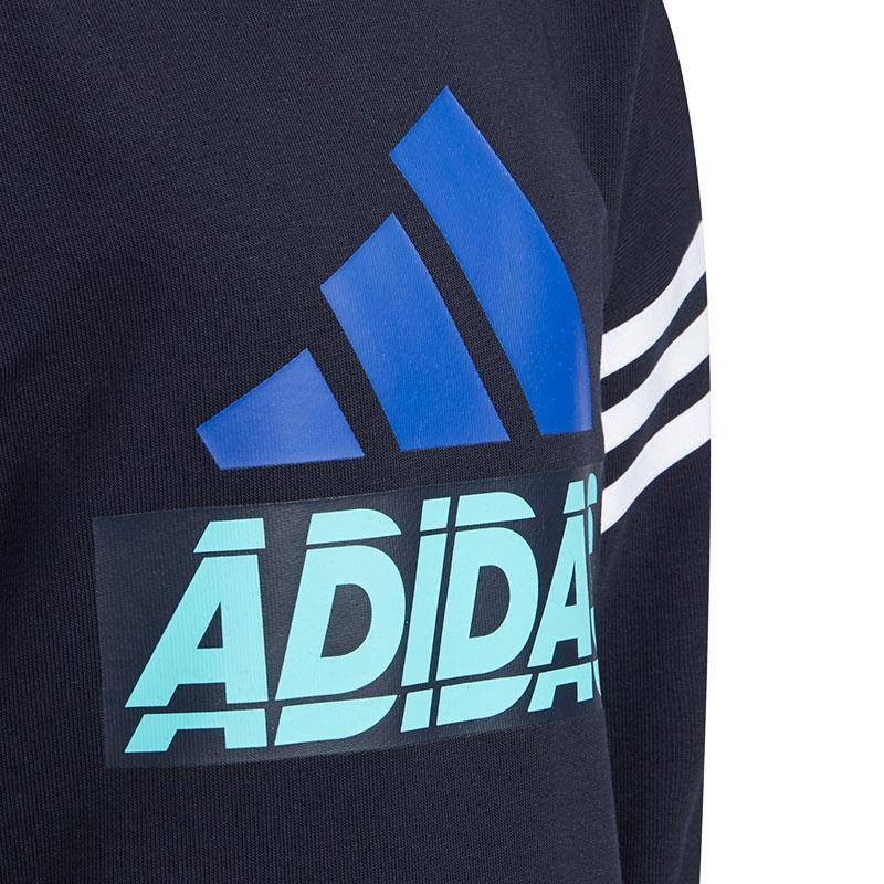 ADIDAS SUDADERA REDONDO GRAPHIC AZUL MARINO JUNIOR 2