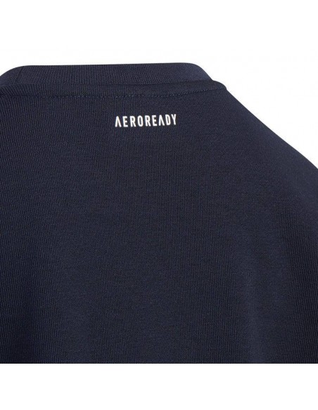ADIDAS SUDADERA REDONDO GRAPHIC AZUL MARINO JUNIOR
