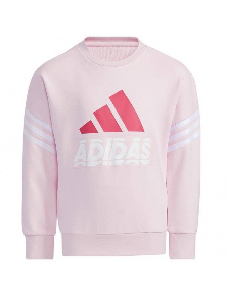ADIDAS SUDADERA REDONDO GRAPHIC ROSA JUNIOR ADIDAS SUDADERA REDONDO GRAPHIC ROSA JUNIOR