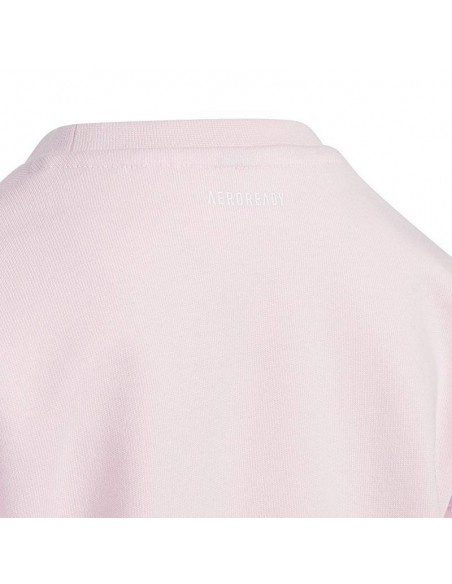 ADIDAS SUDADERA REDONDO GRAPHIC ROSA JUNIOR ADIDAS SUDADERA REDONDO GRAPHIC ROSA JUNIOR