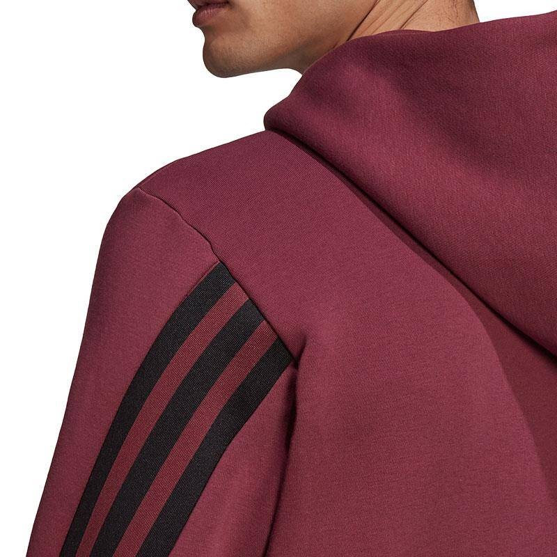 ADIDAS CHAQUETA COLORBLOCK GRANATE NEGRO HOMBRE 2