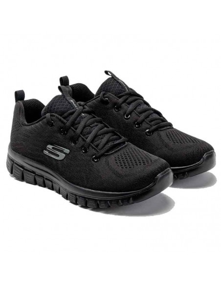 SKECHERS GRACEFUL GET CONNECTED NEGRO MUJER