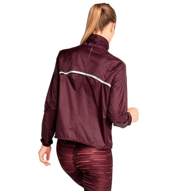 ODLO CHAQUETA ZEROWEIGHT GRANATE MUJER 2