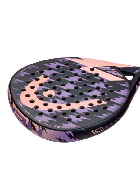 HEAD PALA DE PÁDEL FLASH NEGRO MORADO