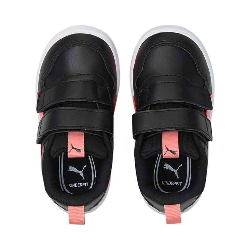 PUMA MULTIFLEX SL NEGRO ROSA INFANTIL 2