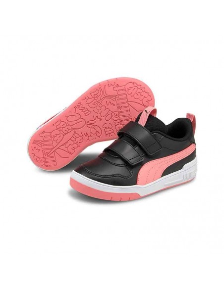 PUMA MULTIFLEX SL NEGRO ROSA NIÑA PUMA MULTIFLEX SL NEGRO ROSA NIÑA