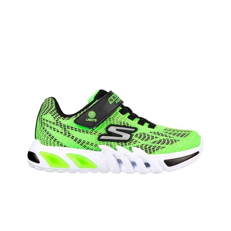 SKECHERS FLEX-GLOW ELITE VERDE NIÑO