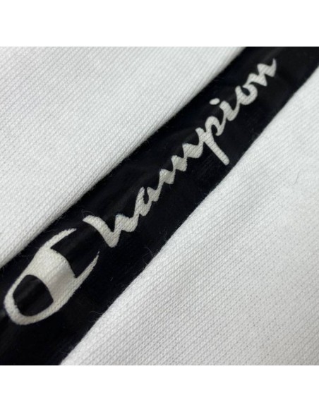 CHAMPION SUDADERA BOXY BLANCO MUJER CHAMPION SUDADERA BOXY BLANCO MUJER