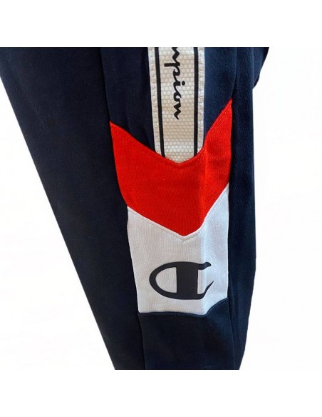 CHAMPION PANTALÓN CINTAS AZUL MARINO HOMBRE CHAMPION PANTALÓN CINTAS AZUL MARINO HOMBRE