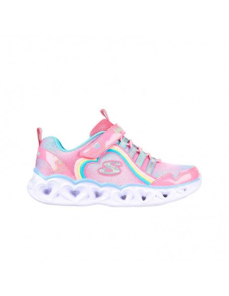 SKECHERS HEART LIGHTS RAINBOW LUX ROSA INFANTIL SKECHERS HEART LIGHTS RAINBOW LUX ROSA INFANTIL