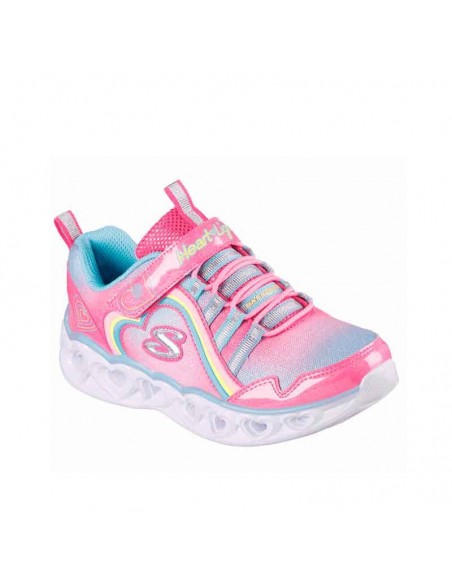 SKECHERS HEART LIGHTS RAINBOW LUX ROSA INFANTIL SKECHERS HEART LIGHTS RAINBOW LUX ROSA INFANTIL