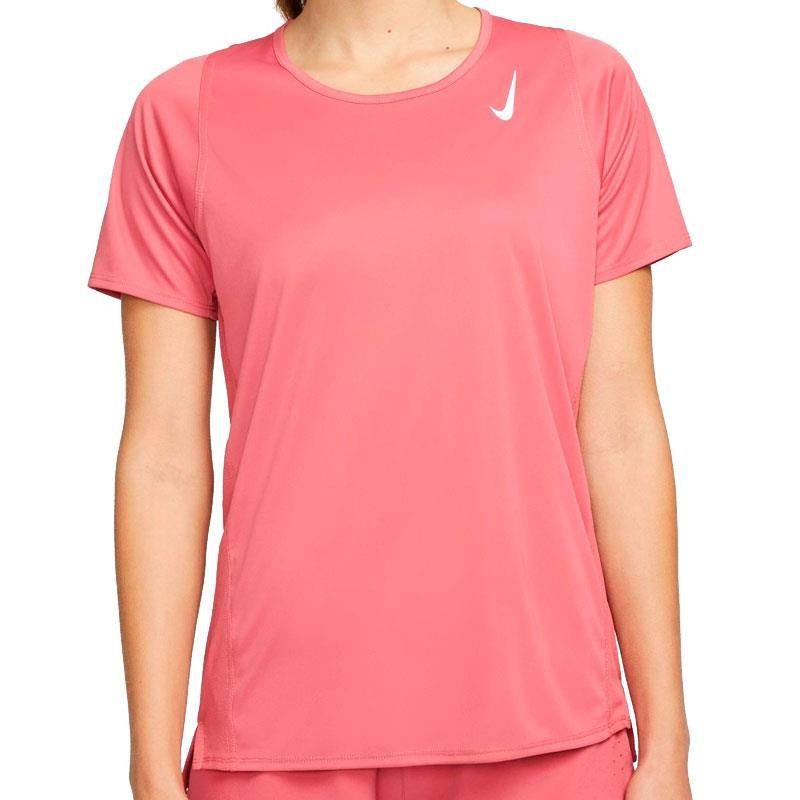 ruido Jadeo Complaciente Nike Camiseta Dri-Fit Race Rosa para Mujer | Totalsport.es Genero MUJER  TALLA TEXTIL S Color Rosa Deporte Running