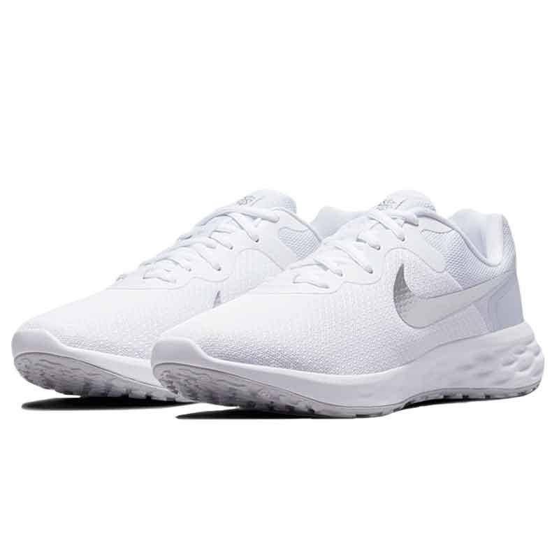 Espectador de madera vistazo Nike Revolution 6 Blanco Plata para Mujer | Totalsport.es Genero MUJER Color  Blanco TALLA CALZADO 38 Deporte Running