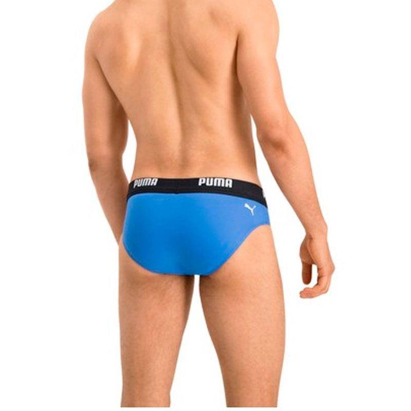 PUMA BAÑADOR LOGO BRIEF AZUL HOMBRE 2