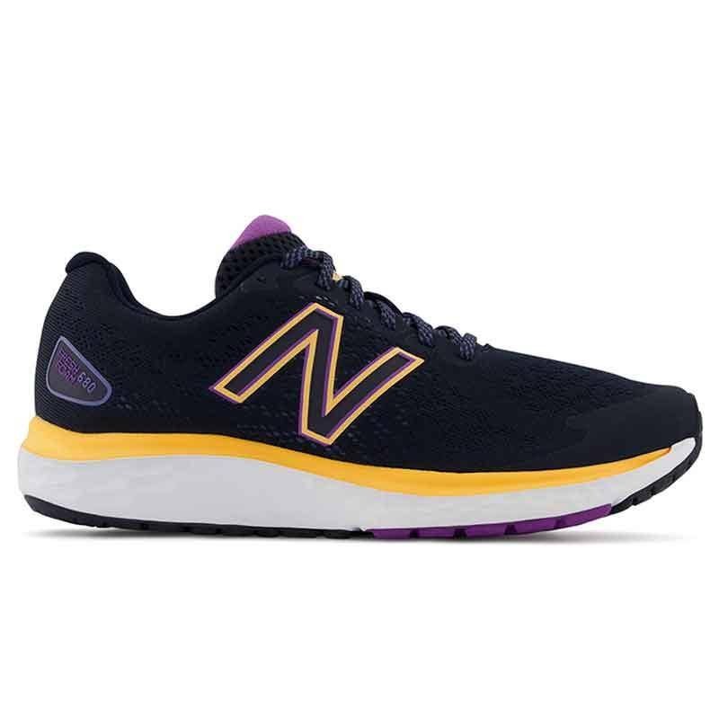NEW BALANCE FRESH FOAM 680V7 NEGRO AMARILLO MUJER