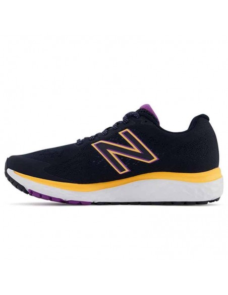 NEW BALANCE FRESH FOAM 680V7 NEGRO AMARILLO MUJER