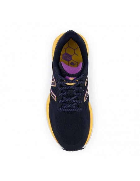 NEW BALANCE FRESH FOAM 680V7 NEGRO AMARILLO MUJER