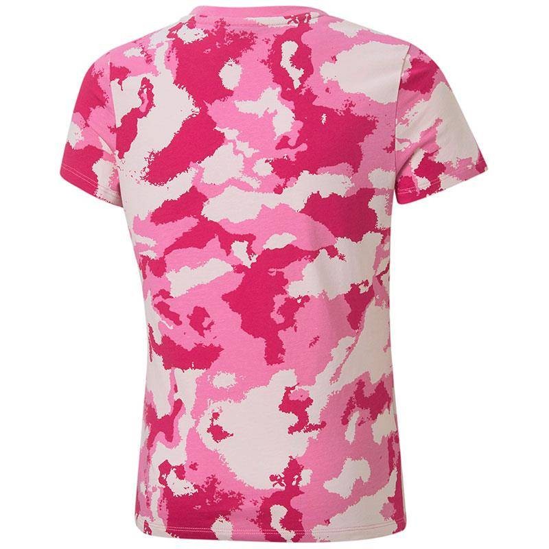 PUMA CAMISETA ALPHA PRINTED ROSA JUNIOR 2