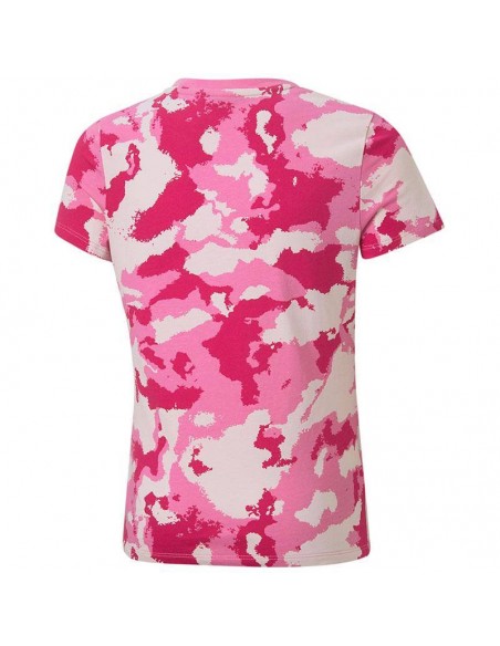 PUMA CAMISETA ALPHA PRINTED ROSA JUNIOR