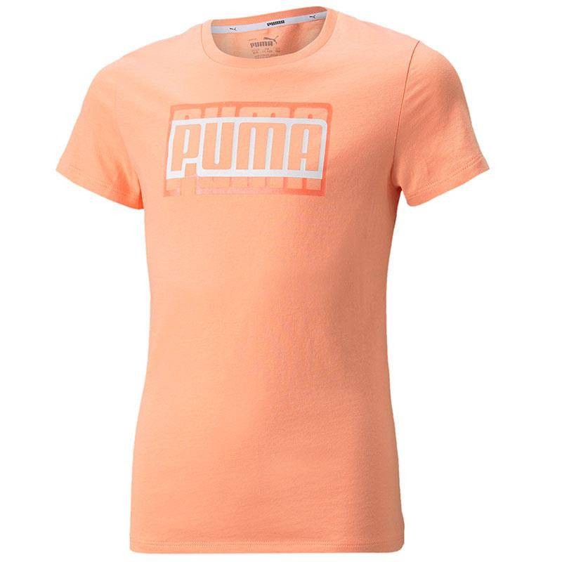 PUMA CAMISETA ALPHA NARANJA JUNIOR