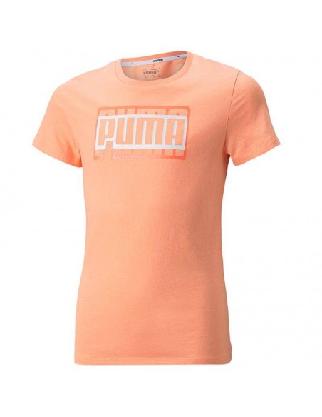 PUMA CAMISETA ALPHA NARANJA JUNIOR PUMA CAMISETA ALPHA NARANJA JUNIOR