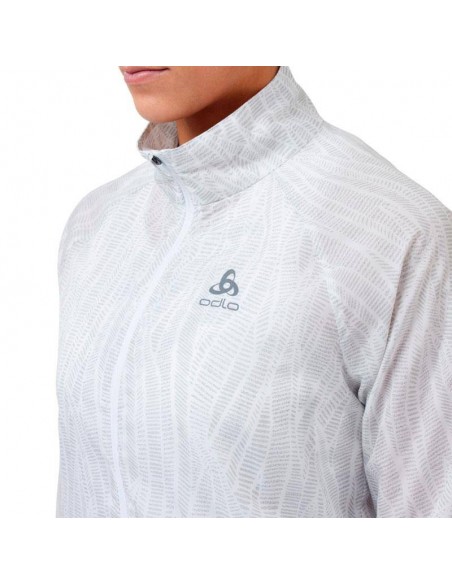 ODLO CHAQUETA ZEROWEIGHT PRINT BLANCO MUJER ODLO CHAQUETA ZEROWEIGHT PRINT BLANCO MUJER
