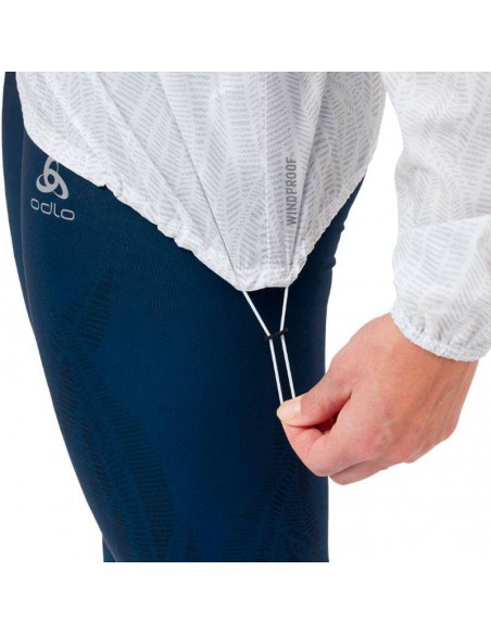 ODLO CHAQUETA ZEROWEIGHT PRINT BLANCO MUJER ODLO CHAQUETA ZEROWEIGHT PRINT BLANCO MUJER
