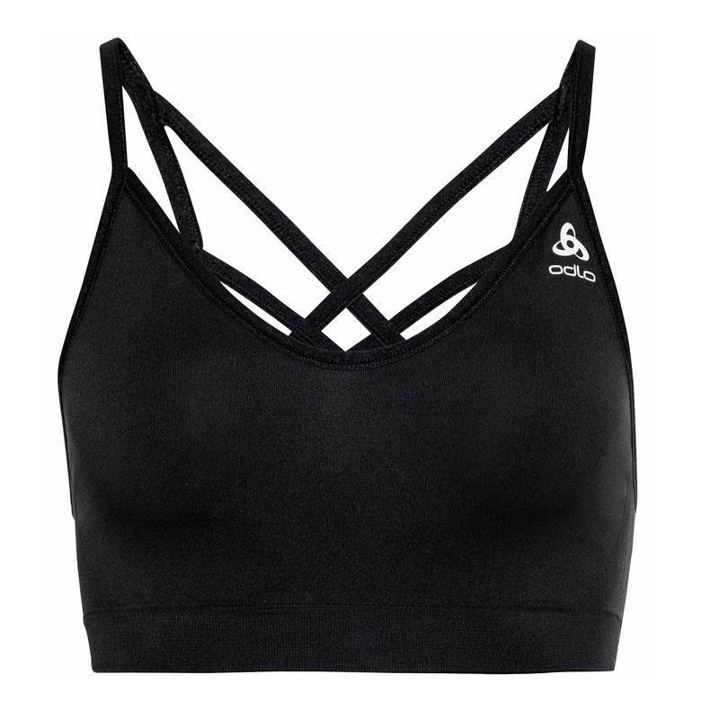 ODLO TOP SEAMLESS SOFT NEGRO MUJER 2