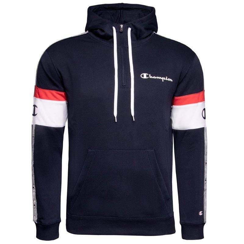 CHAMPION SUDADERA AMERICAN TAPE AZUL MARINO HOMBRE