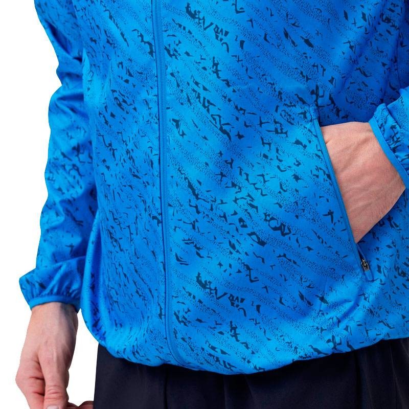 ODLO CHAQUETA ESSENTIAL LIGHT PRINT AZUL HOMBRE 2