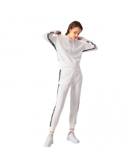 CHAMPION SUDADERA BOXY BLANCO MUJER CHAMPION SUDADERA BOXY BLANCO MUJER