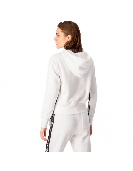CHAMPION SUDADERA BOXY BLANCO MUJER CHAMPION SUDADERA BOXY BLANCO MUJER