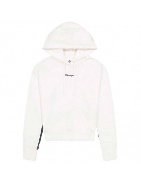 CHAMPION SUDADERA BOXY BLANCO MUJER CHAMPION SUDADERA BOXY BLANCO MUJER