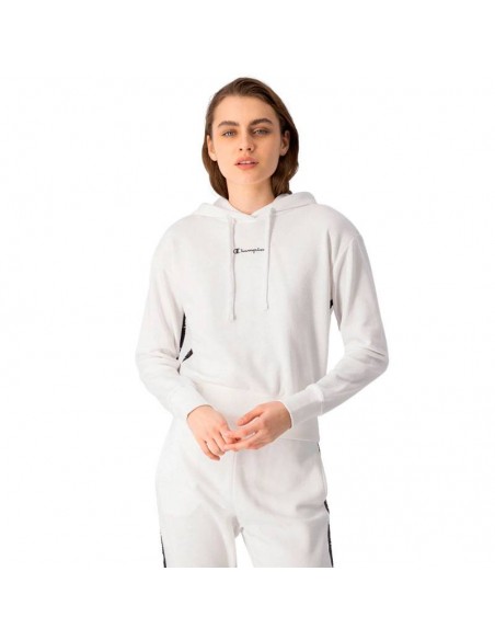 CHAMPION SUDADERA BOXY BLANCO MUJER CHAMPION SUDADERA BOXY BLANCO MUJER