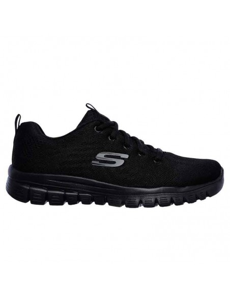 SKECHERS GRACEFUL GET CONNECTED NEGRO MUJER