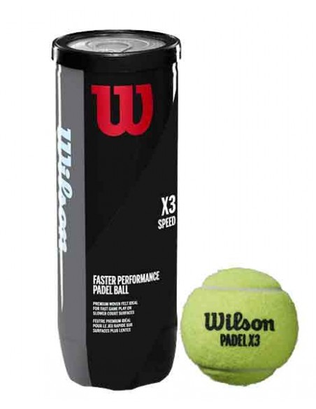 WILSON BOTE PELOTAS PADEL X3 SPEED WILSON BOTE PELOTAS PADEL X3 SPEED