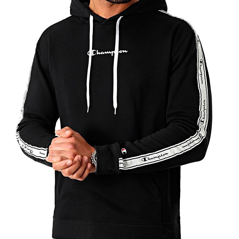 CHAMPION SUDADERA LEGACY CINTAS NEGRO HOMBRE