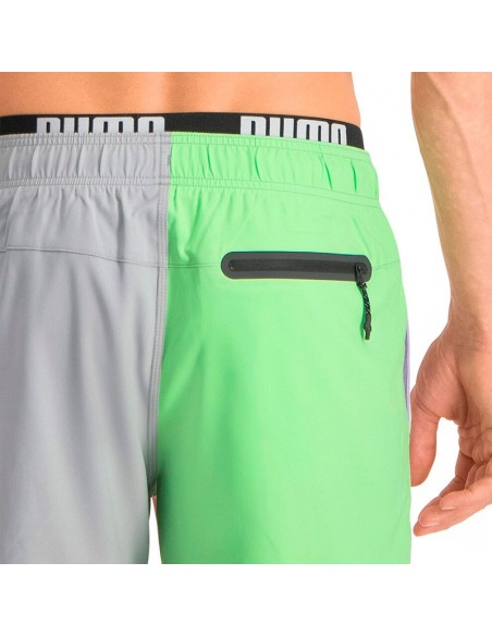 PUMA BAÑADOR SWIM BLOCK MORADO NARANJA HOMBRE PUMA BAÑADOR SWIM BLOCK MORADO NARANJA HOMBRE