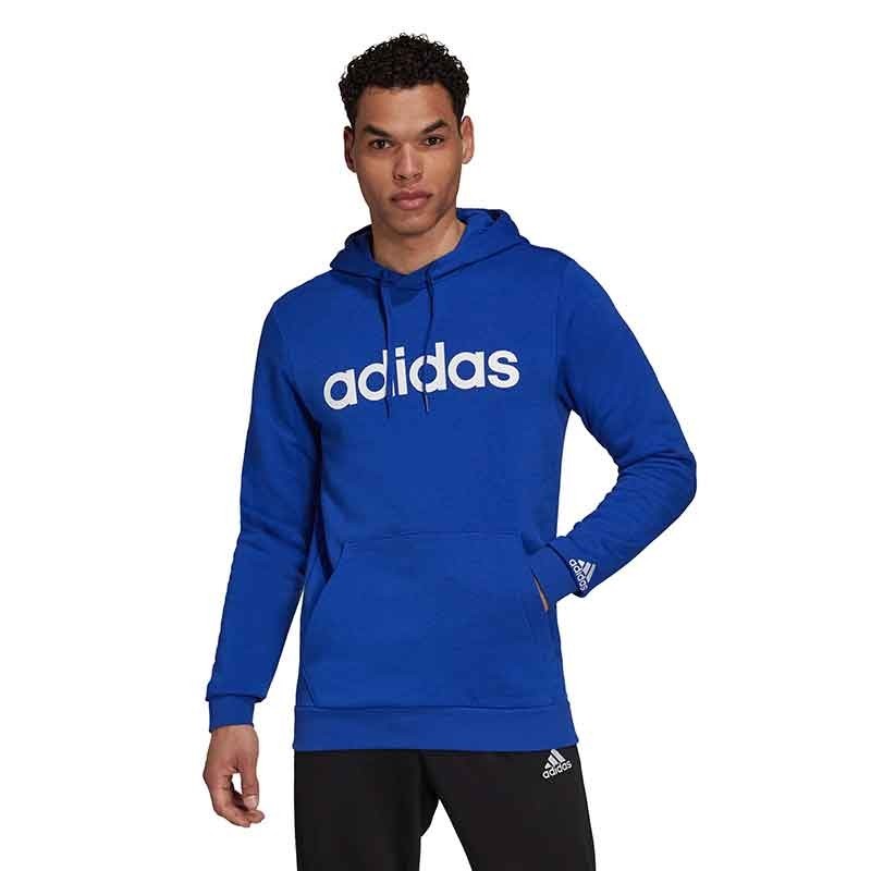 ADIDAS SUDADERA ESSENTIALS LINEAR LOGO AZUL HOMBRE