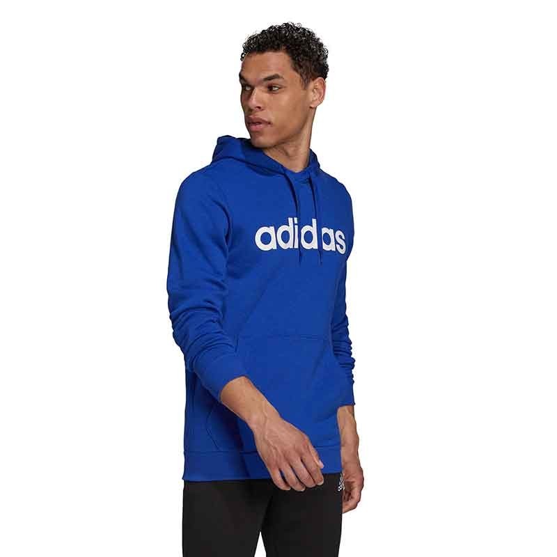 ADIDAS SUDADERA ESSENTIALS LINEAR LOGO AZUL HOMBRE 2