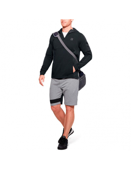 UNDER ARMOUR SUDADERA THREADBORNE TERRY NEGRO HOMBRE