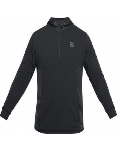 UNDER ARMOUR SUDADERA THREADBORNE TERRY NEGRO HOMBRE