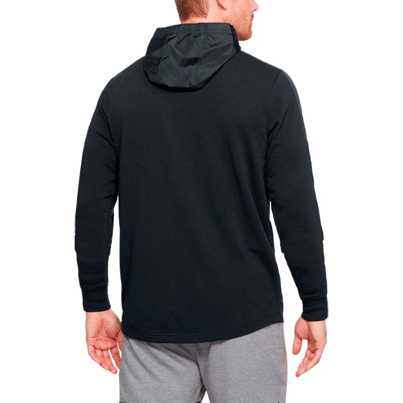 UNDER ARMOUR SUDADERA THREADBORNE TERRY NEGRO HOMBRE 2