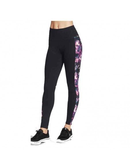 SKECHERS MALLAS THE GOWALK LINEAR FLORAL NEGRO MUJER SKECHERS MALLAS THE GOWALK LINEAR FLORAL NEGRO MUJER