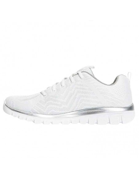 SKECHERS GRACEFULL BLANCO MUJER