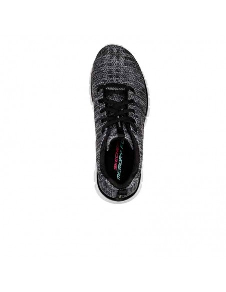 SKECHERS GRACEFUL-TWISTED FORTUNE NEGRO MUJER