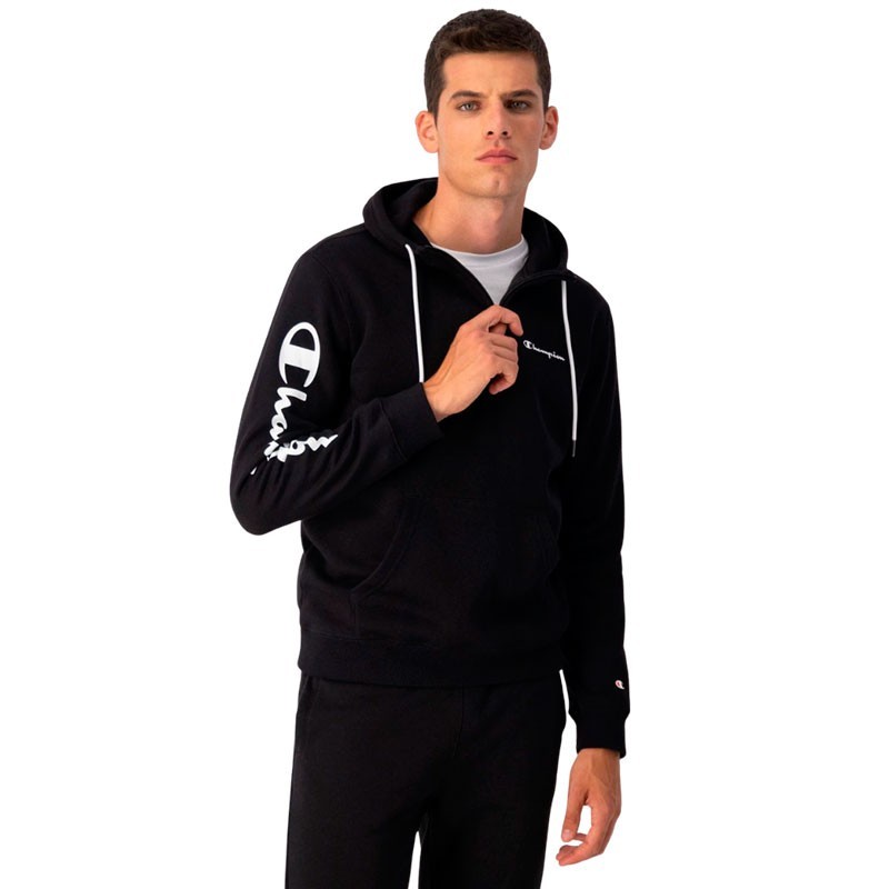 CHAMPION SUDADERA LOGO MANGA